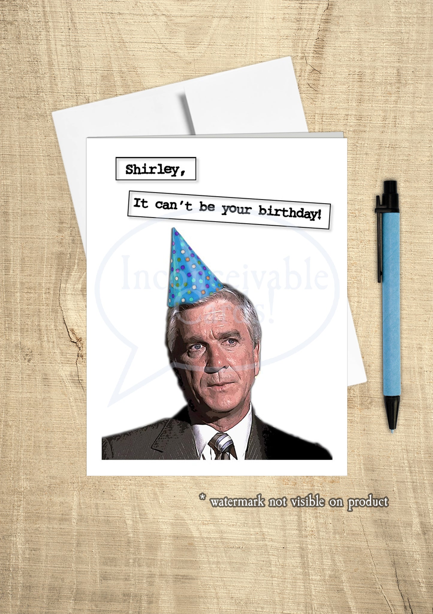 Airplane "Don't Call Me Shirley" Birthday Card