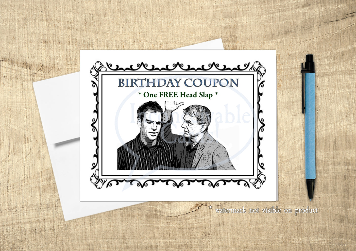 NCIS - "Head Slap Coupon" Birthday Card