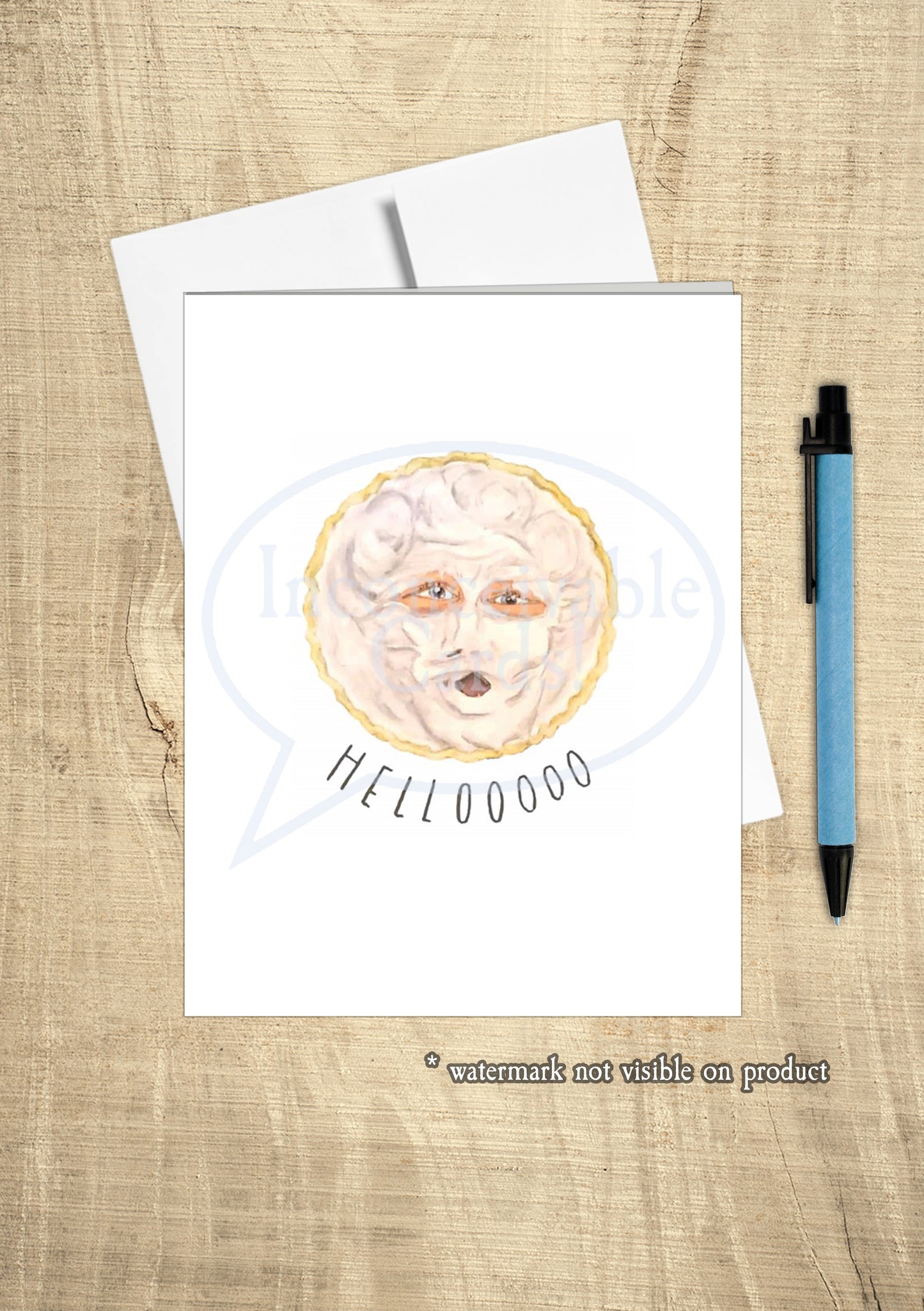 Mrs. Doubtfire - "HELLLOOO!!" Just Because Card, Funny Birthday Card