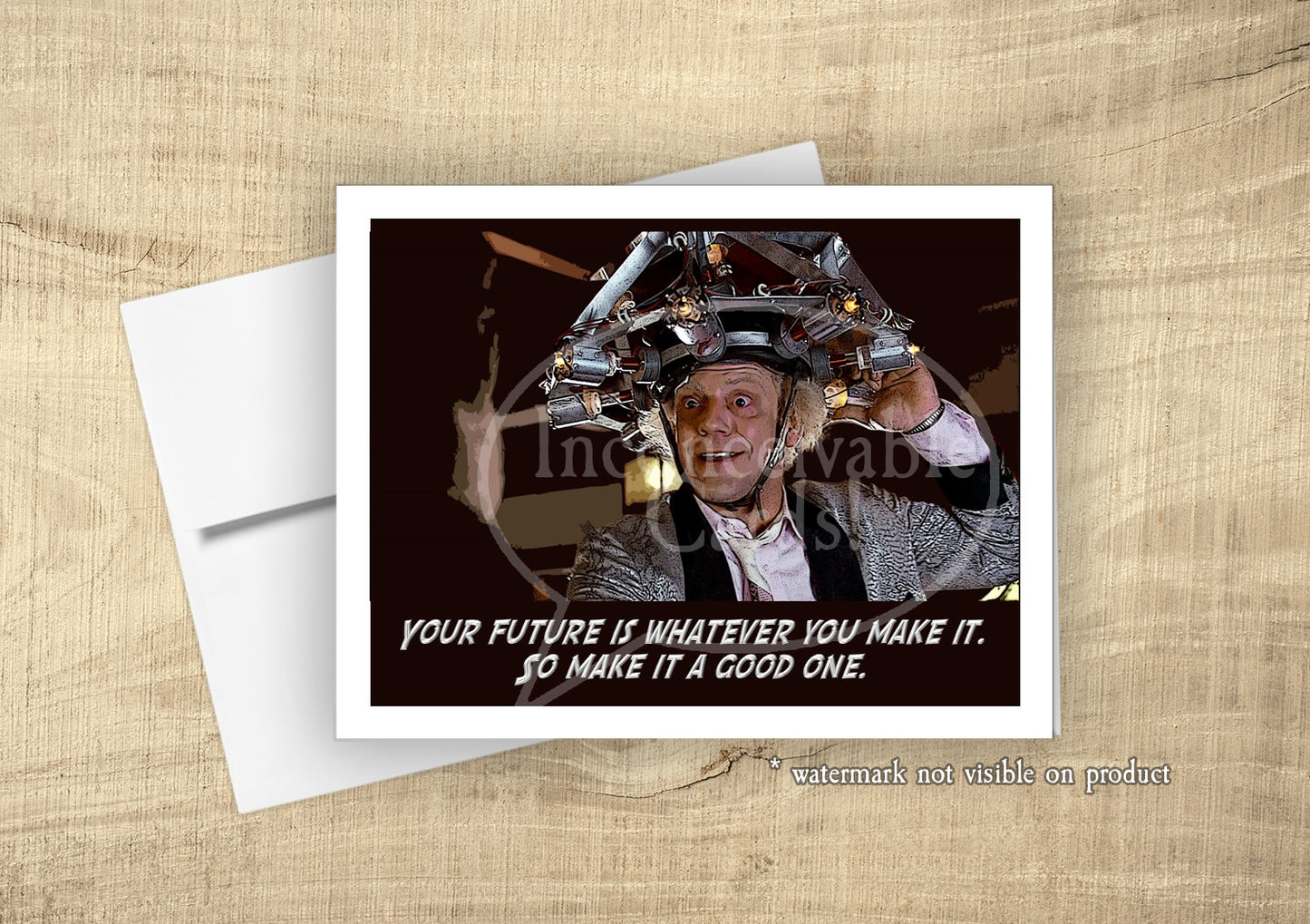 Back to the Future - "Future Is What You Make It" Card, All Occasion Card