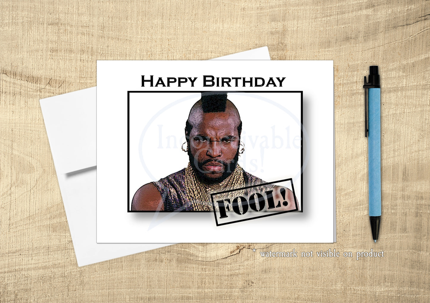 A Team "Happy Birthday FOOL!" Birthday Card