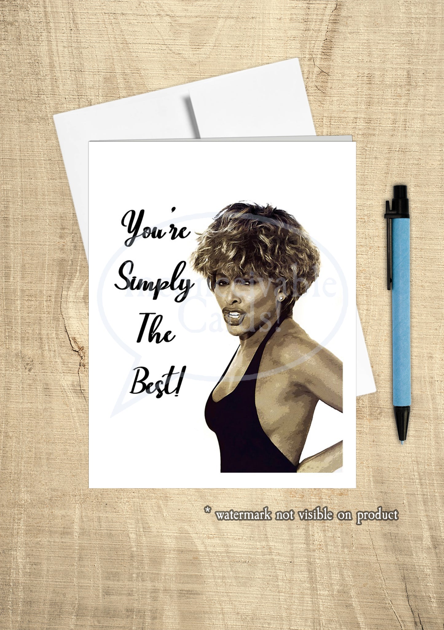 Tina Turner - Simply the Best Funny Birthday Card