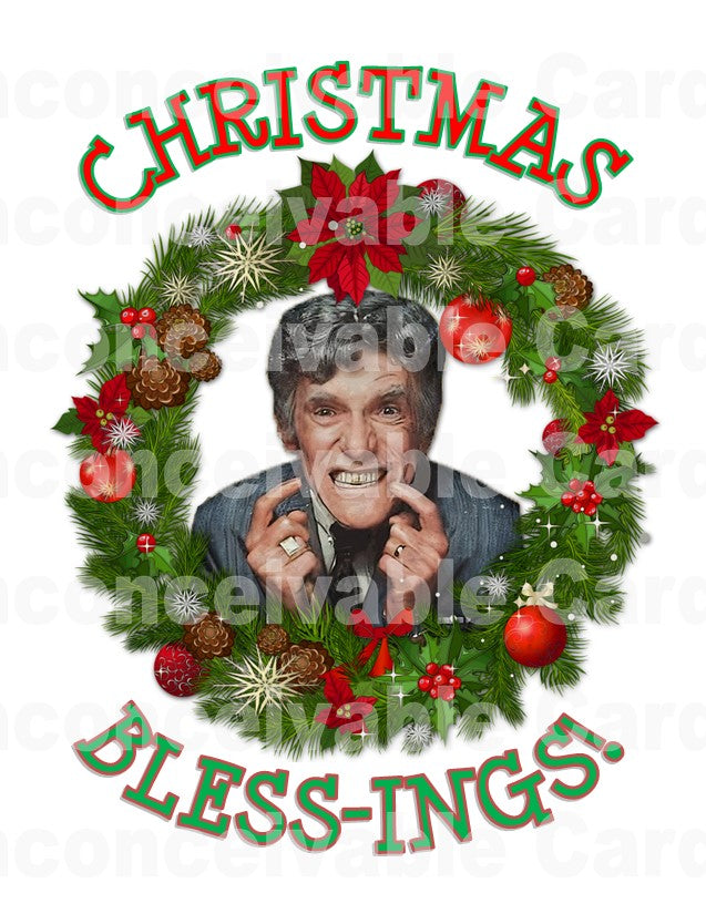 Copy of Christmas Vacay "BLESSINGS!" Christmas Card