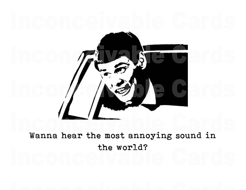 Dumb and Dumber - "Annoying Sound" Birthday Card