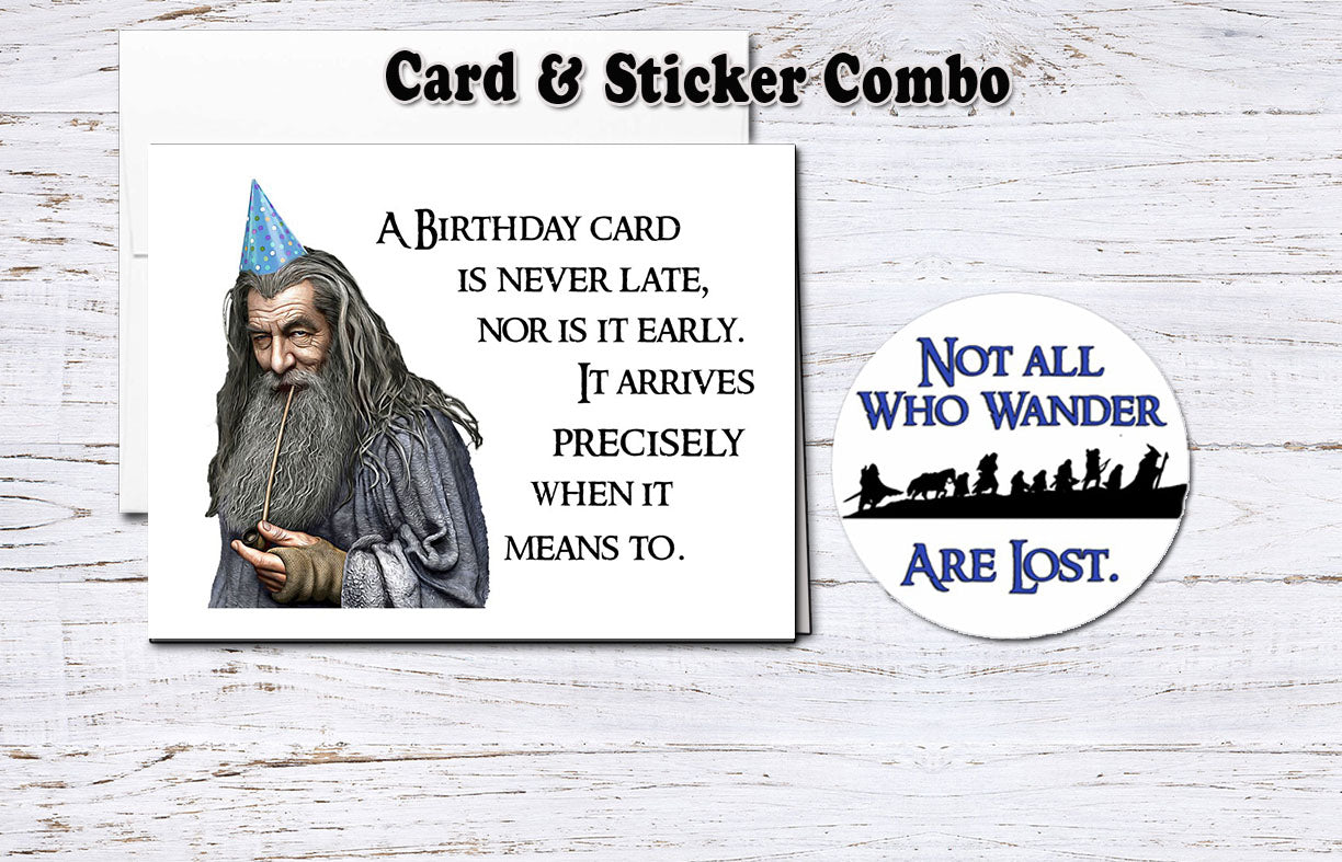 LOTR - Sticker and Card Bundle