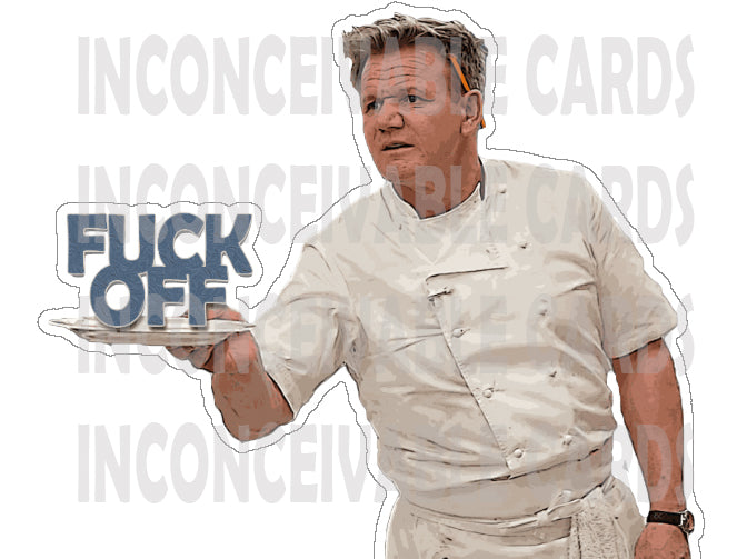 Chef F* Off Waterproof Vinyl Sticker
