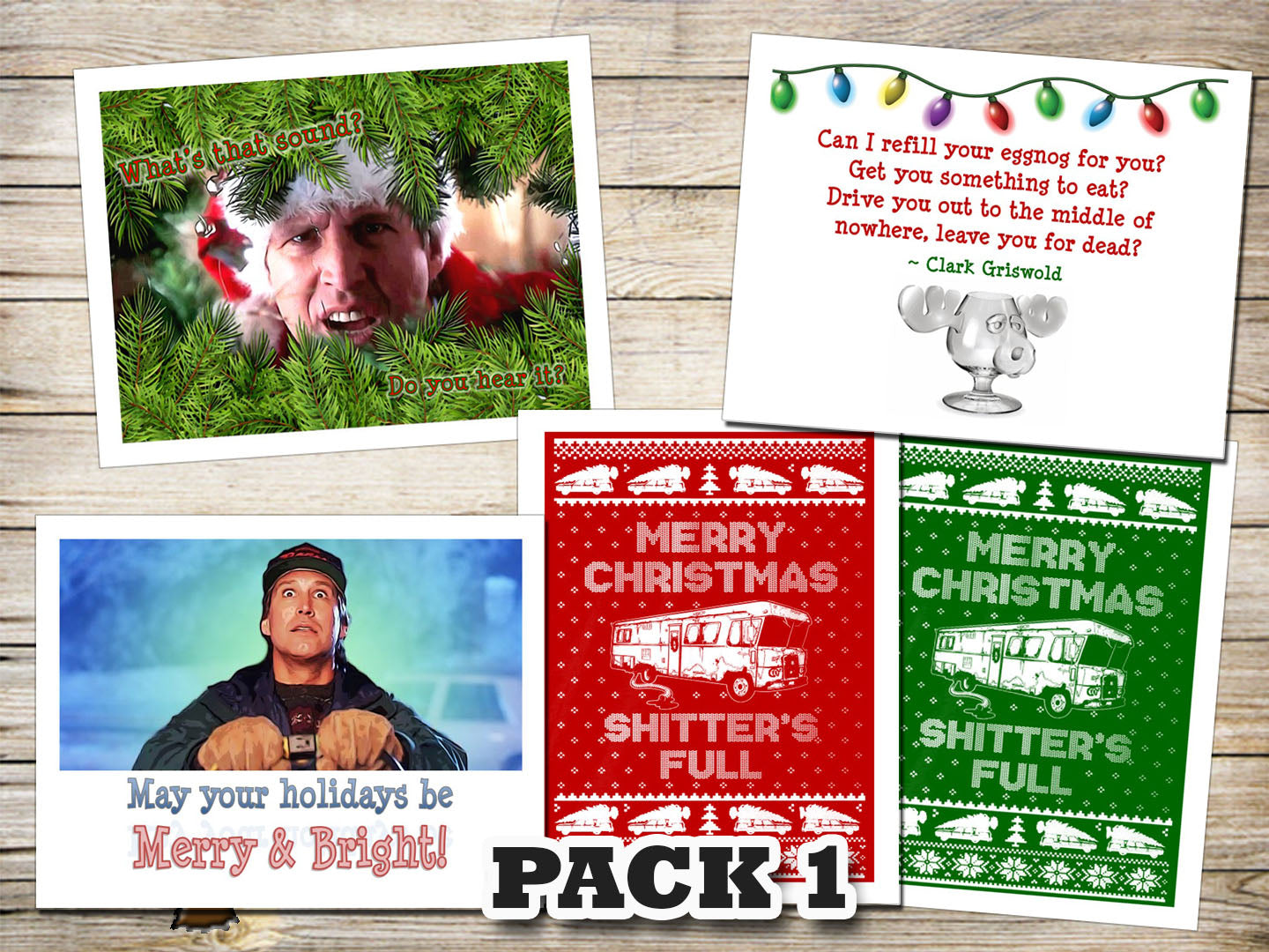 Christmas Vacation Christmas Card Pack