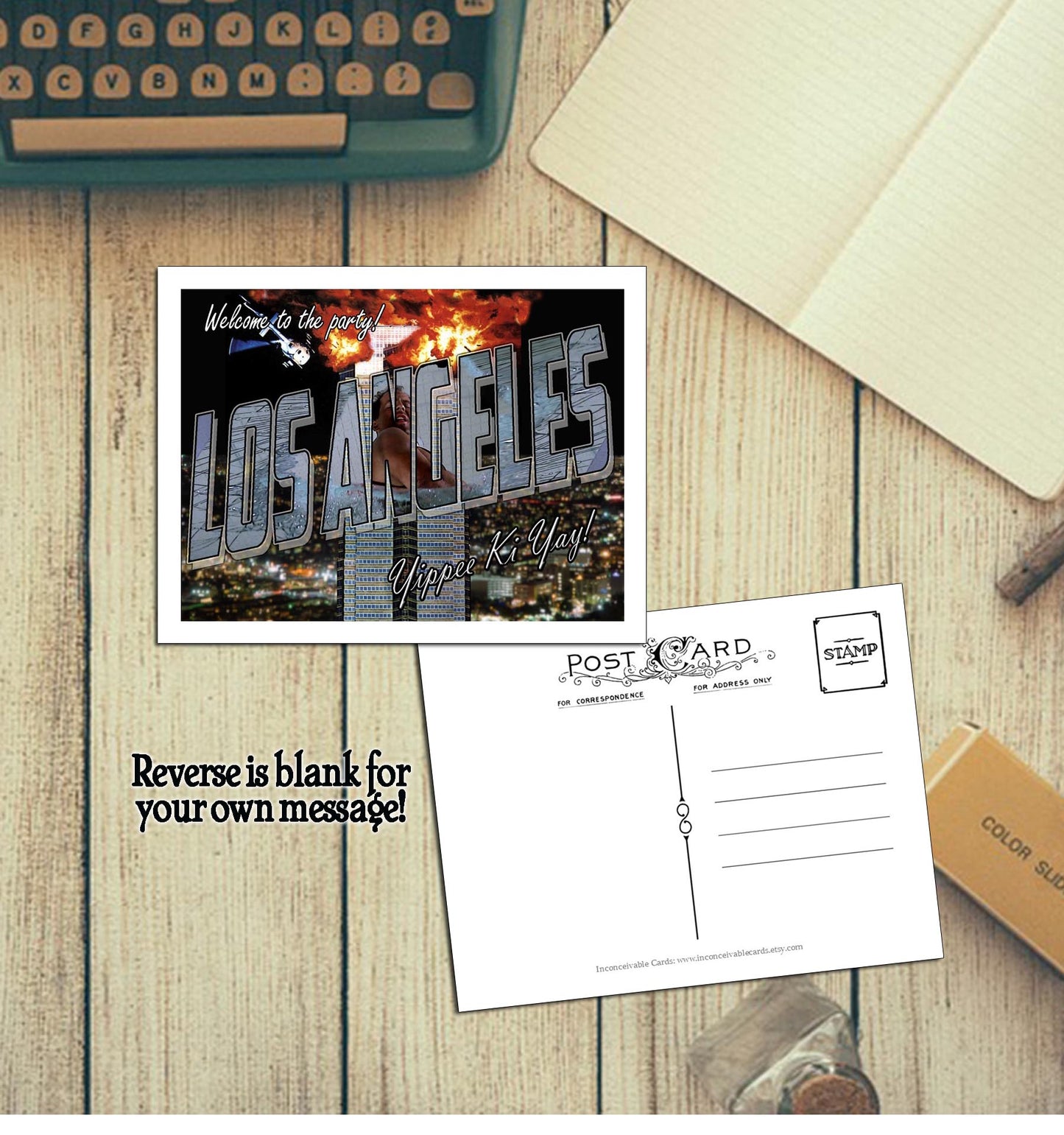 Die Hard "Welcome to the Party!" Postcard
