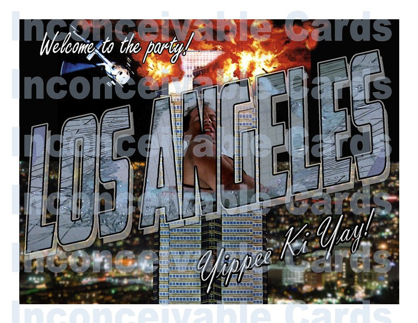 Die Hard "Welcome to the Party!" Postcard