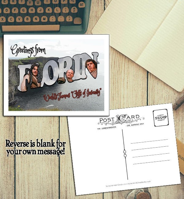Princess Bride - Cliffs of Insanity Postcard