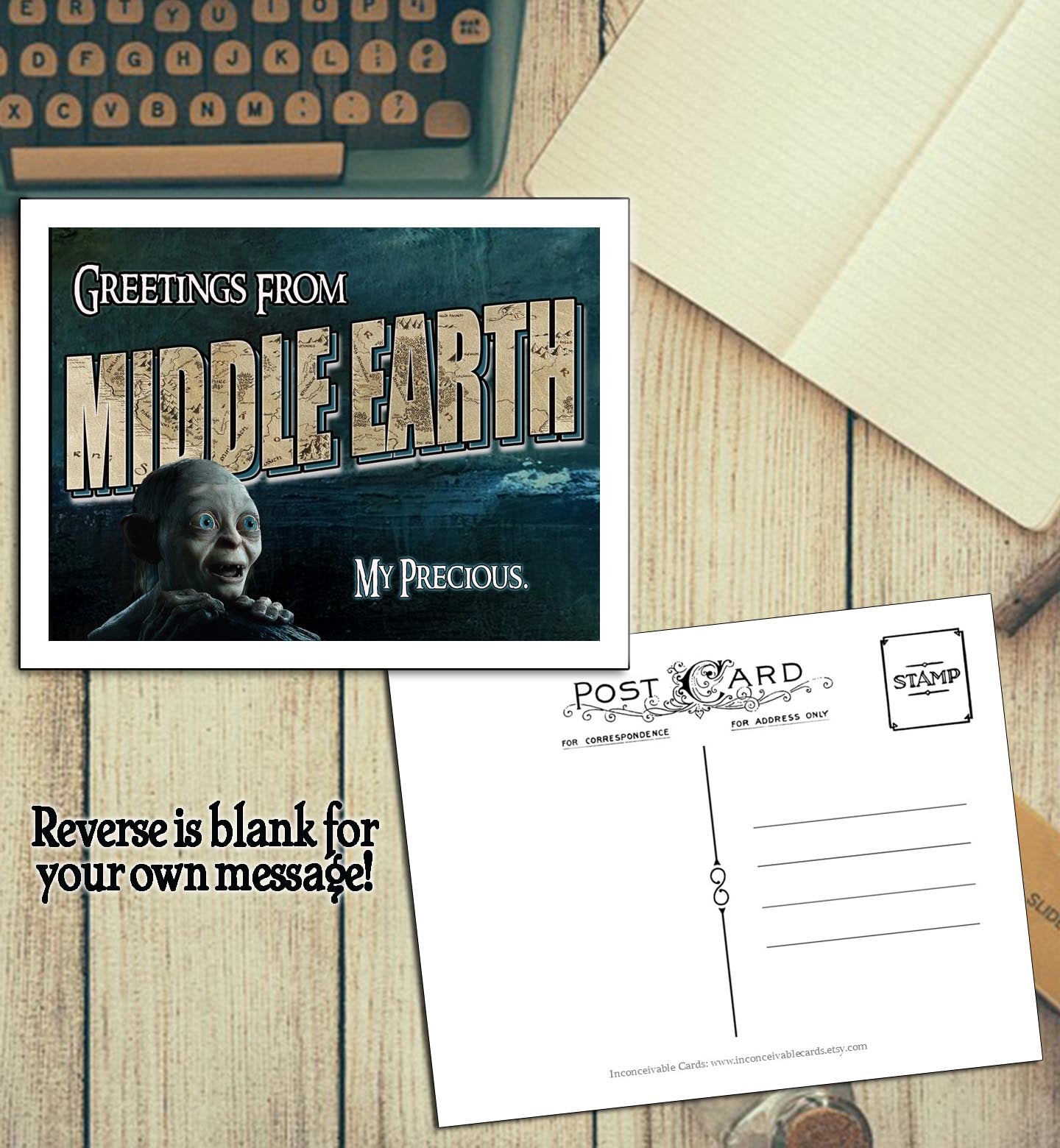 LOTR - Middle Earth Precious Postcard