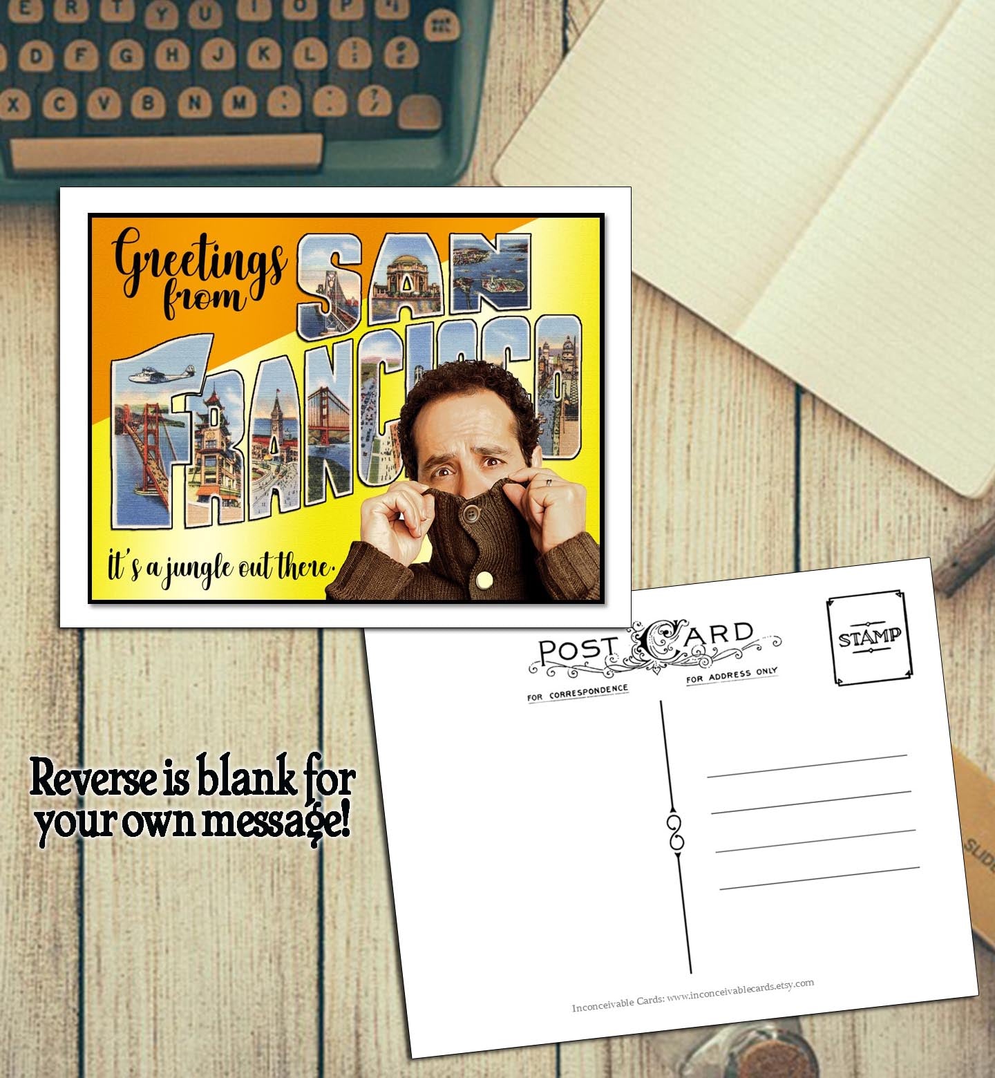 Monk - Postcard