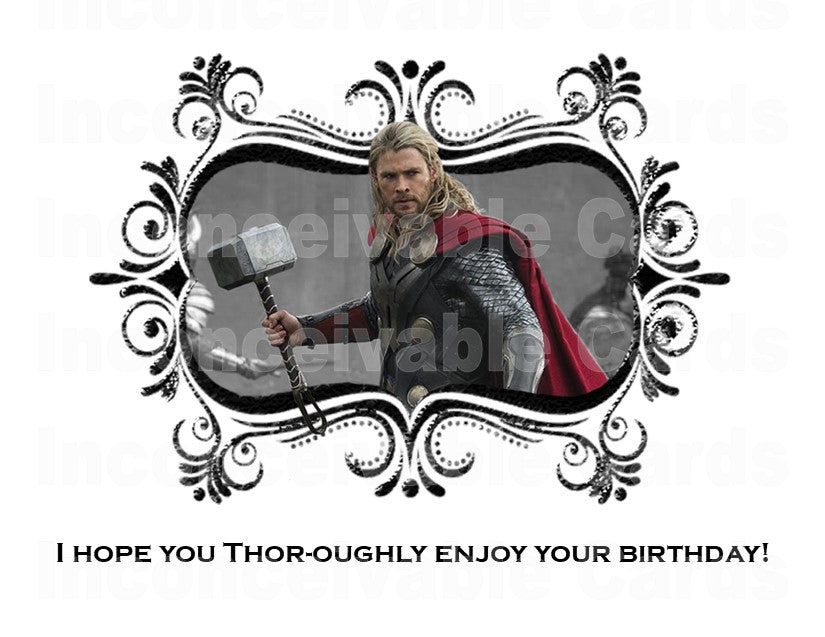 Thor Birthday Card