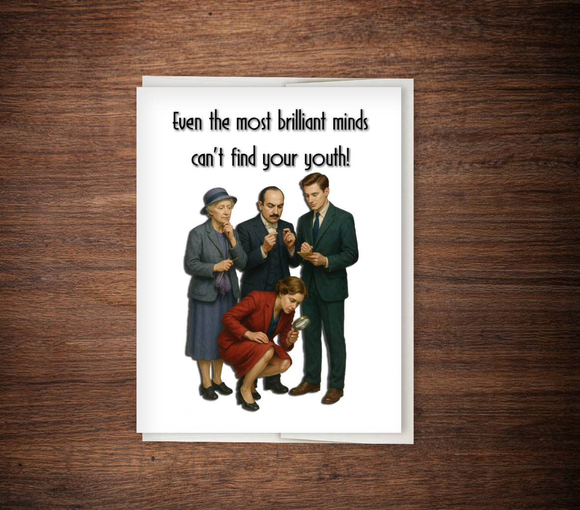 Cozy Mystery Heros - Funny Birthday Card