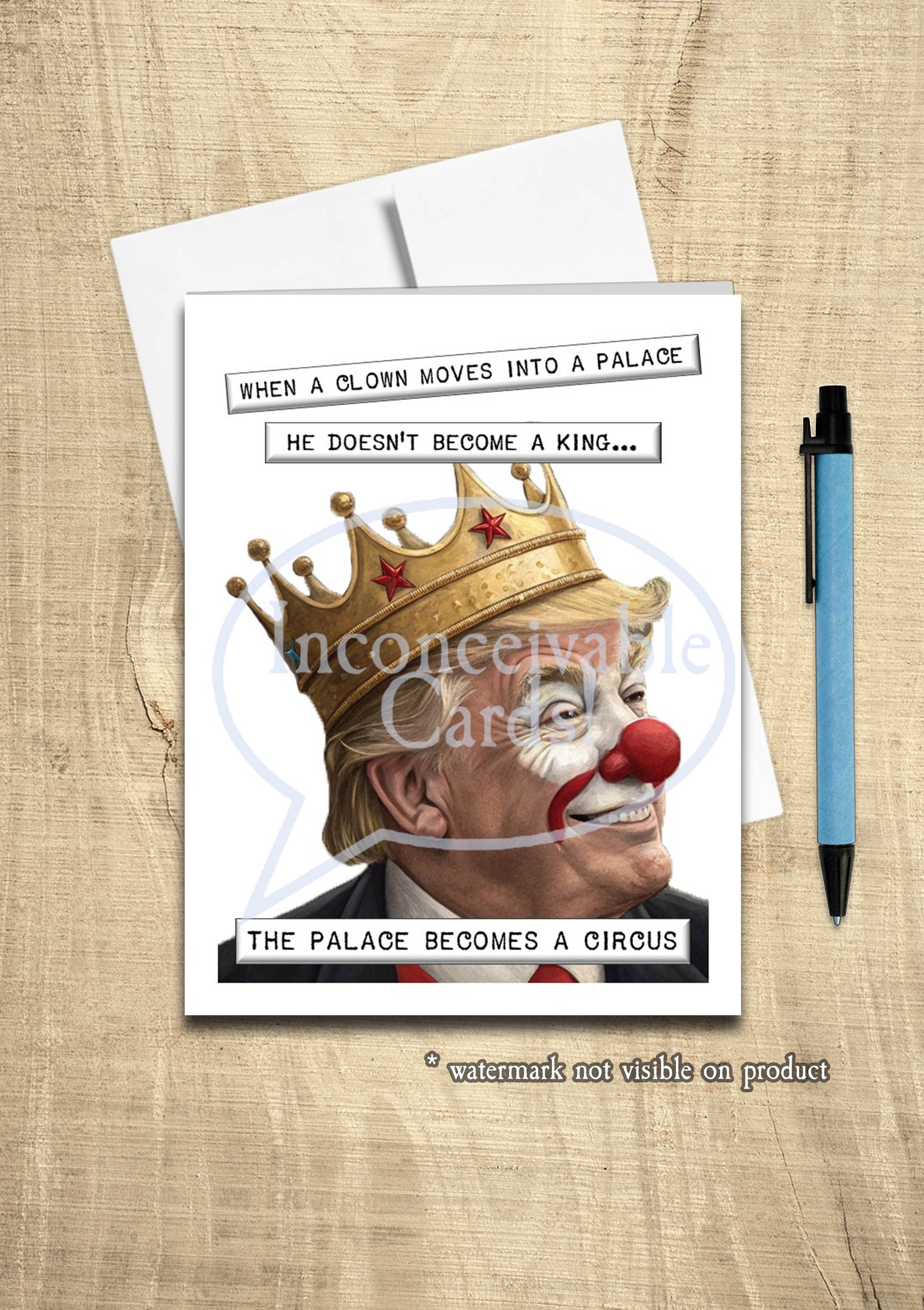 Trump Clown Card for Any Occasion