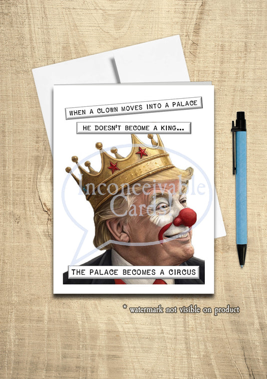 Trump Clown Card for Any Occasion