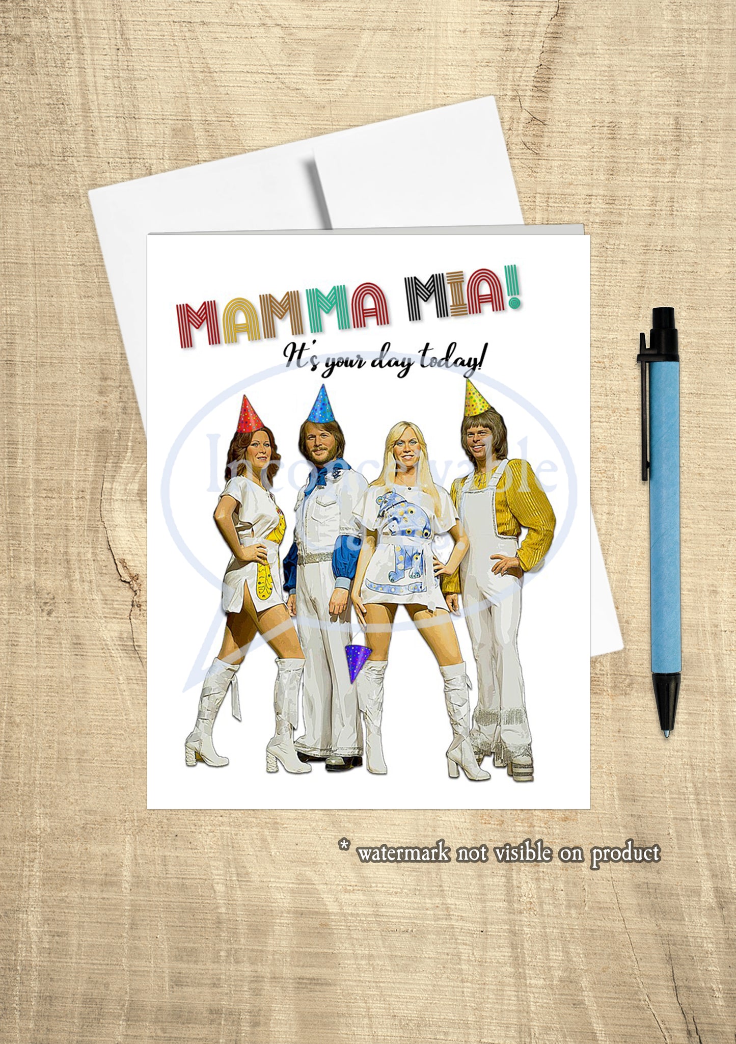 Mamma Mia Funny Birthday Card