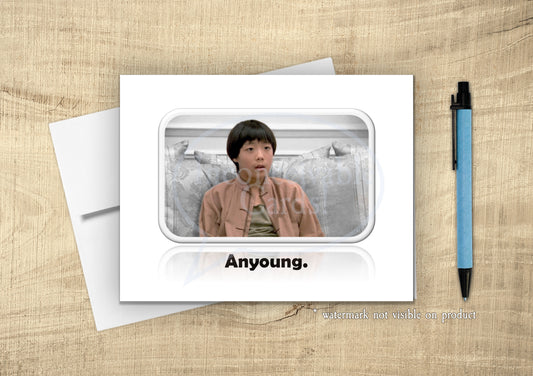 Arrested Development, "Anyoung!" Just Because Card