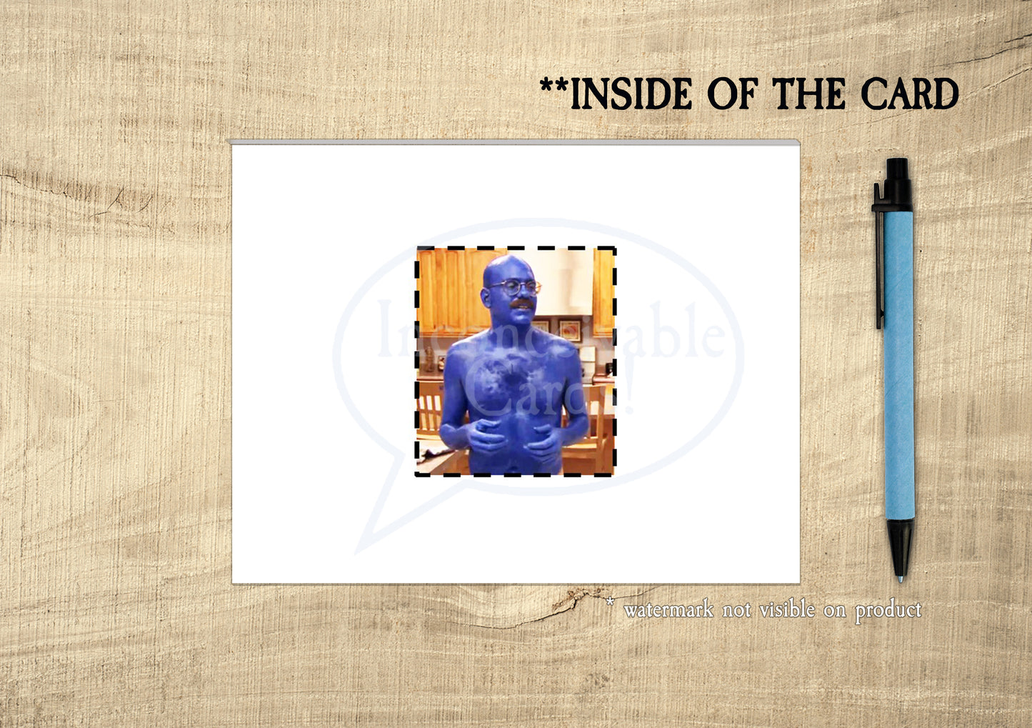 Arrested Development "Blue Man" Funny Any Occasion Card