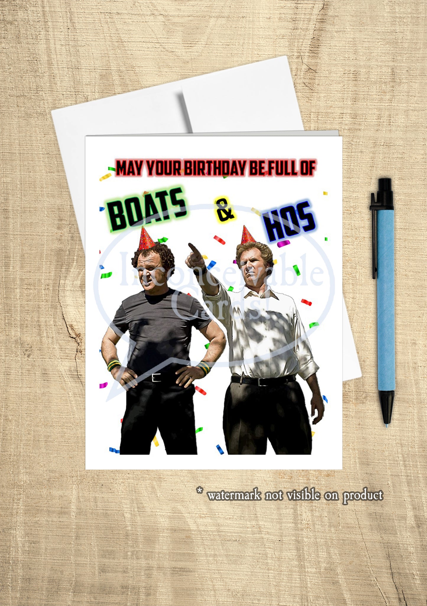 Step Brothers - "Boats and Hos" Birthday Card