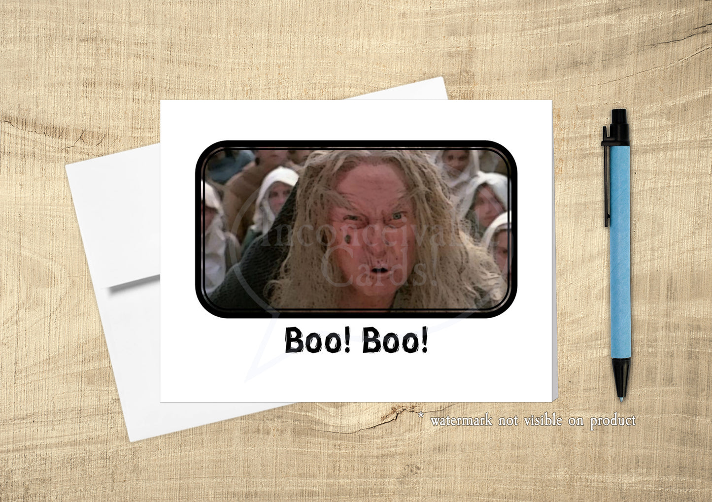 Princess Bride - Boo Funny Birthday Card, Thinking of You card