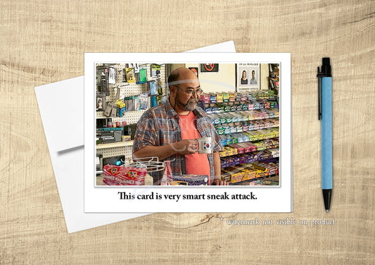 Kim's Convenience - "This Card Is Sneak Attack" Any Occasion Card Funny!