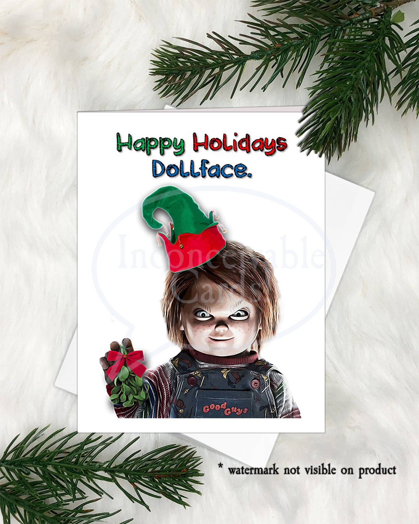 Horror - Possessed Doll "Happy Holidays Dollface"