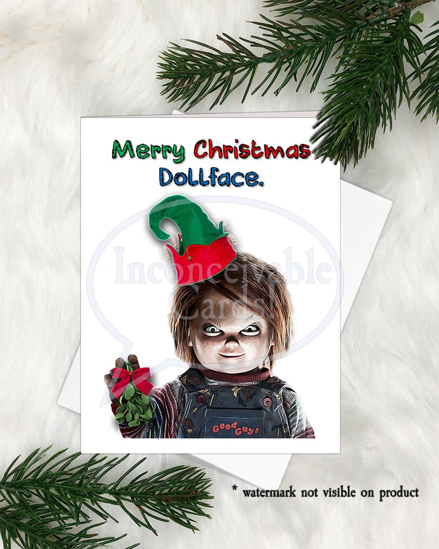 Horror - Possessed Doll "Merry Christmas Dollface"