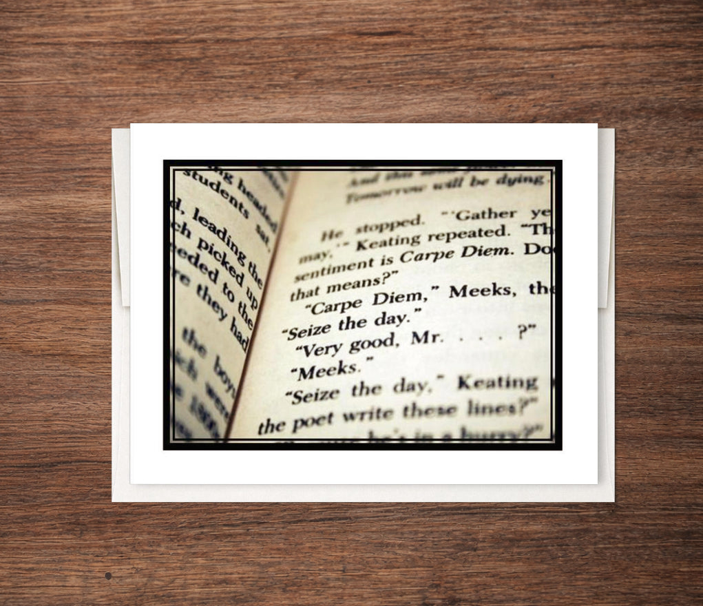 Carpe Diem Dead Poet's Society Card