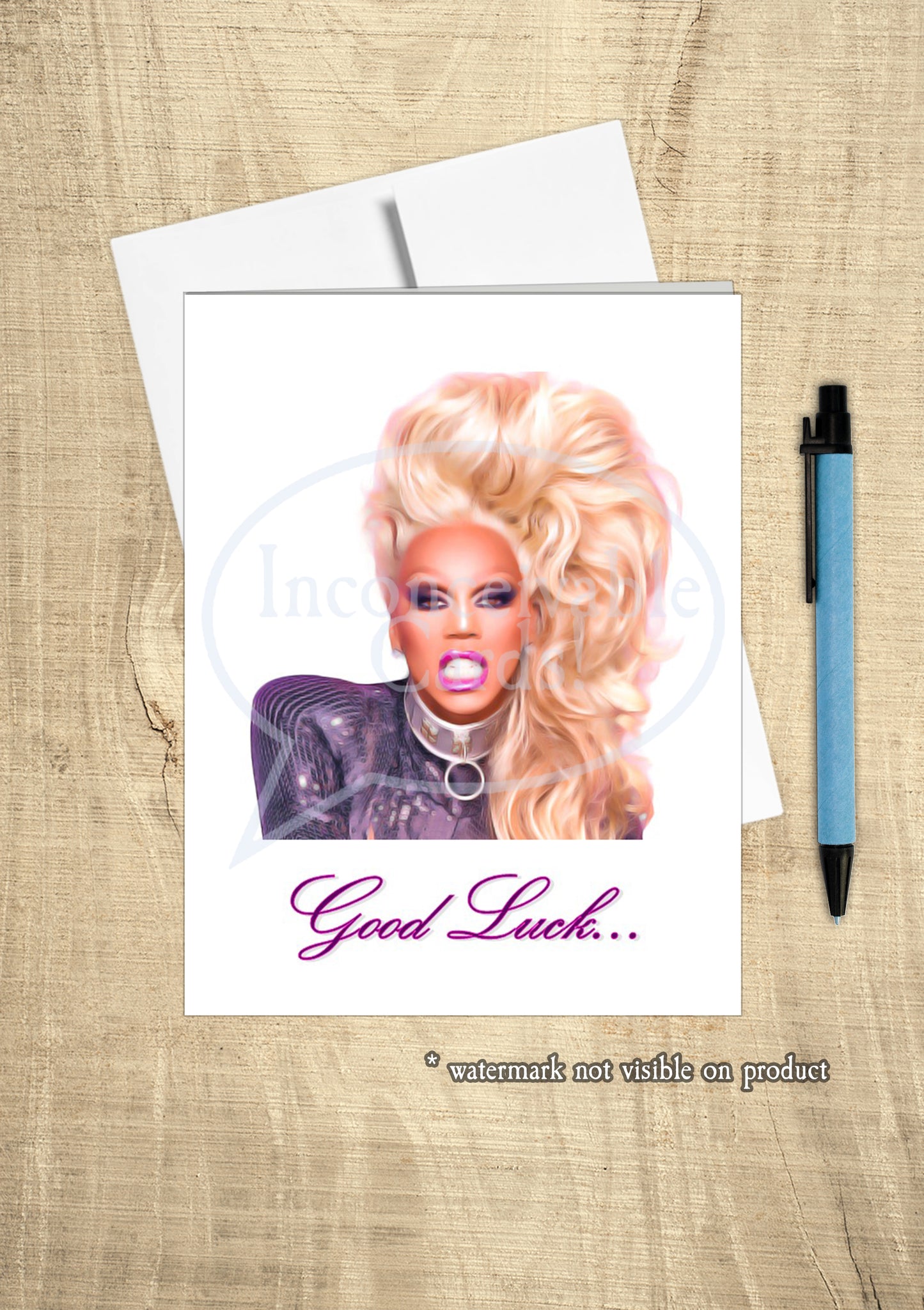 RuPaul - "Don't F*** It Up" Funny Wedding Card, Congratulations Card, Graduation Card