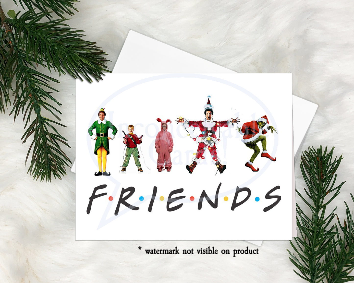 F*R*I*E*N*D*S Christmas Card