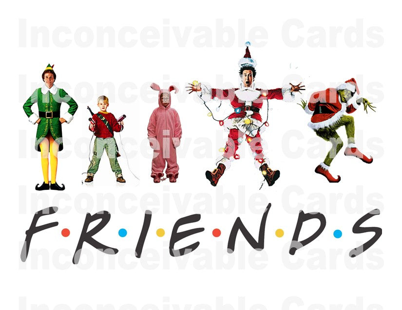 F*R*I*E*N*D*S Christmas Card