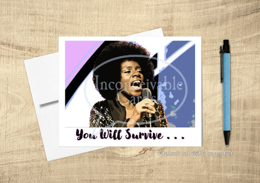 I Will Survive Card