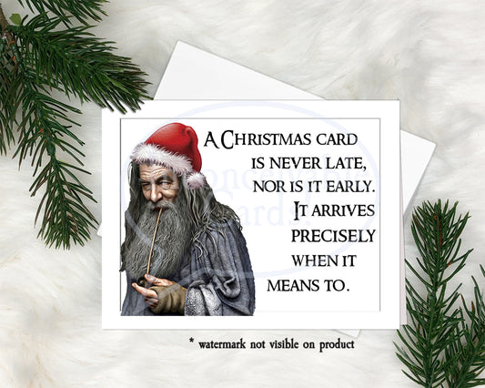 LOTR - "Wish Me A Merry Christmas?" Card