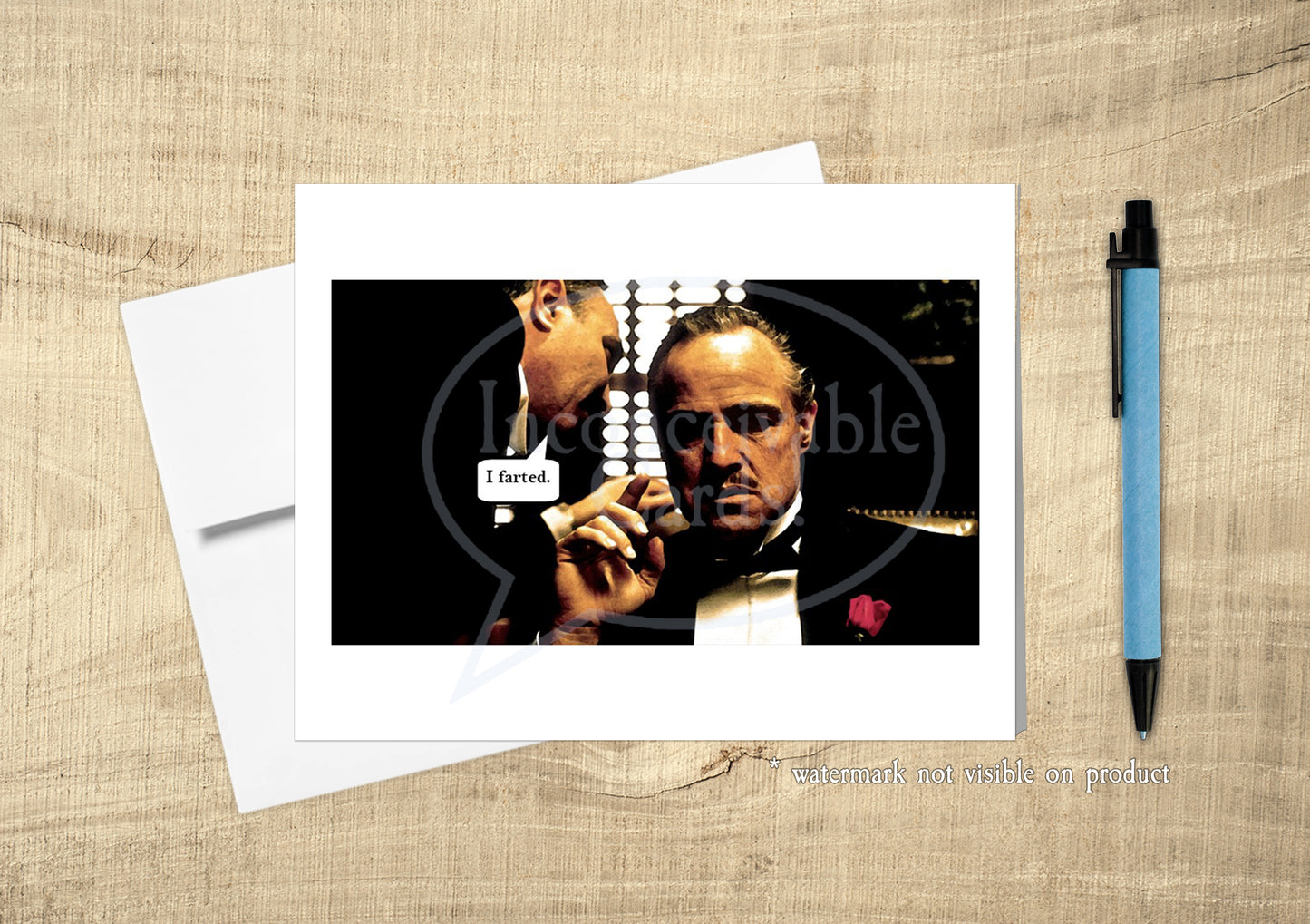 Godfather - "I Farted" Funny Card For Any Occasion!