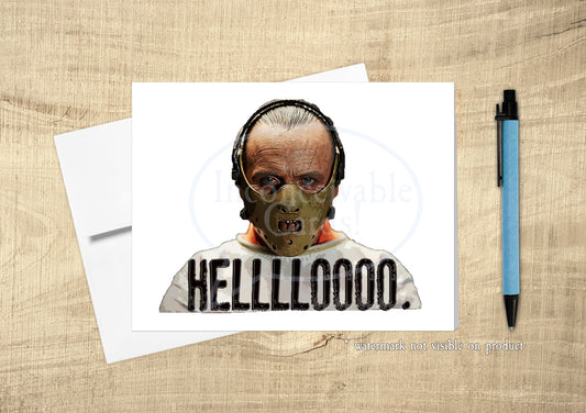 Silence of the Lambs - "HELLOOOOO" Just Because Card