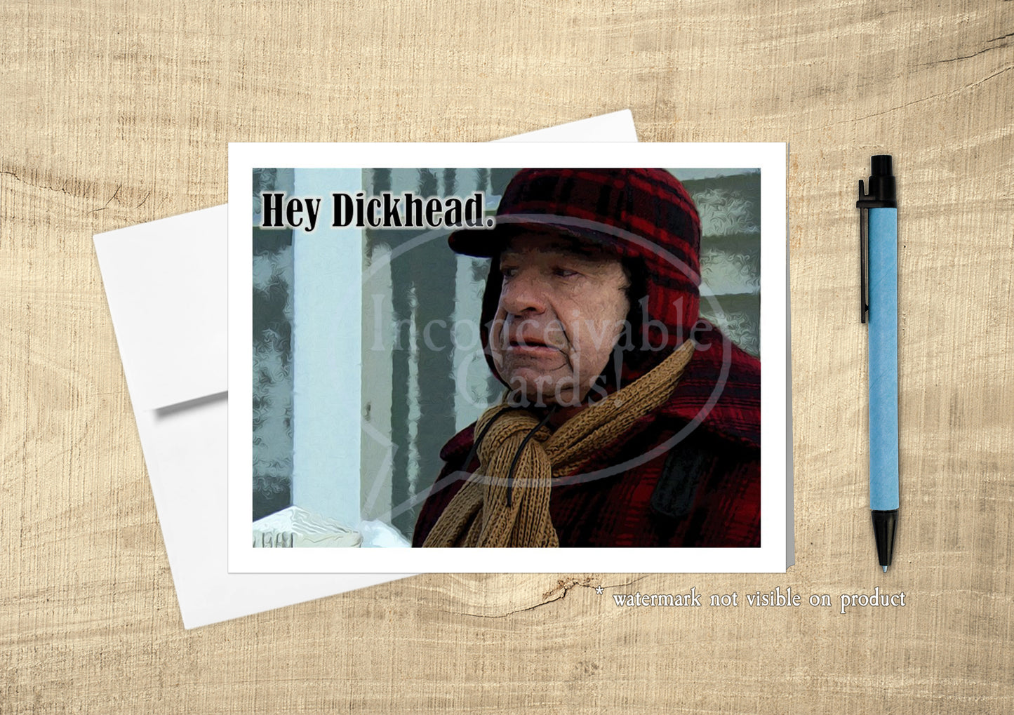 Grumpy Old Men - "Hey D*ckhead" Funny Card, Card for Him, Card for Old Man, Thinking of You