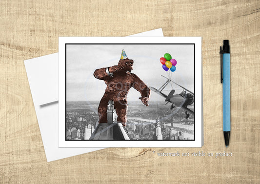 King Kong Birthday Card