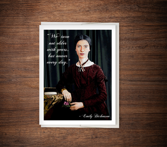 Literary Birthday Card | Inspirational Birthday Card | Poetry Lover Gift | Bookish Birthday | Writer Card
