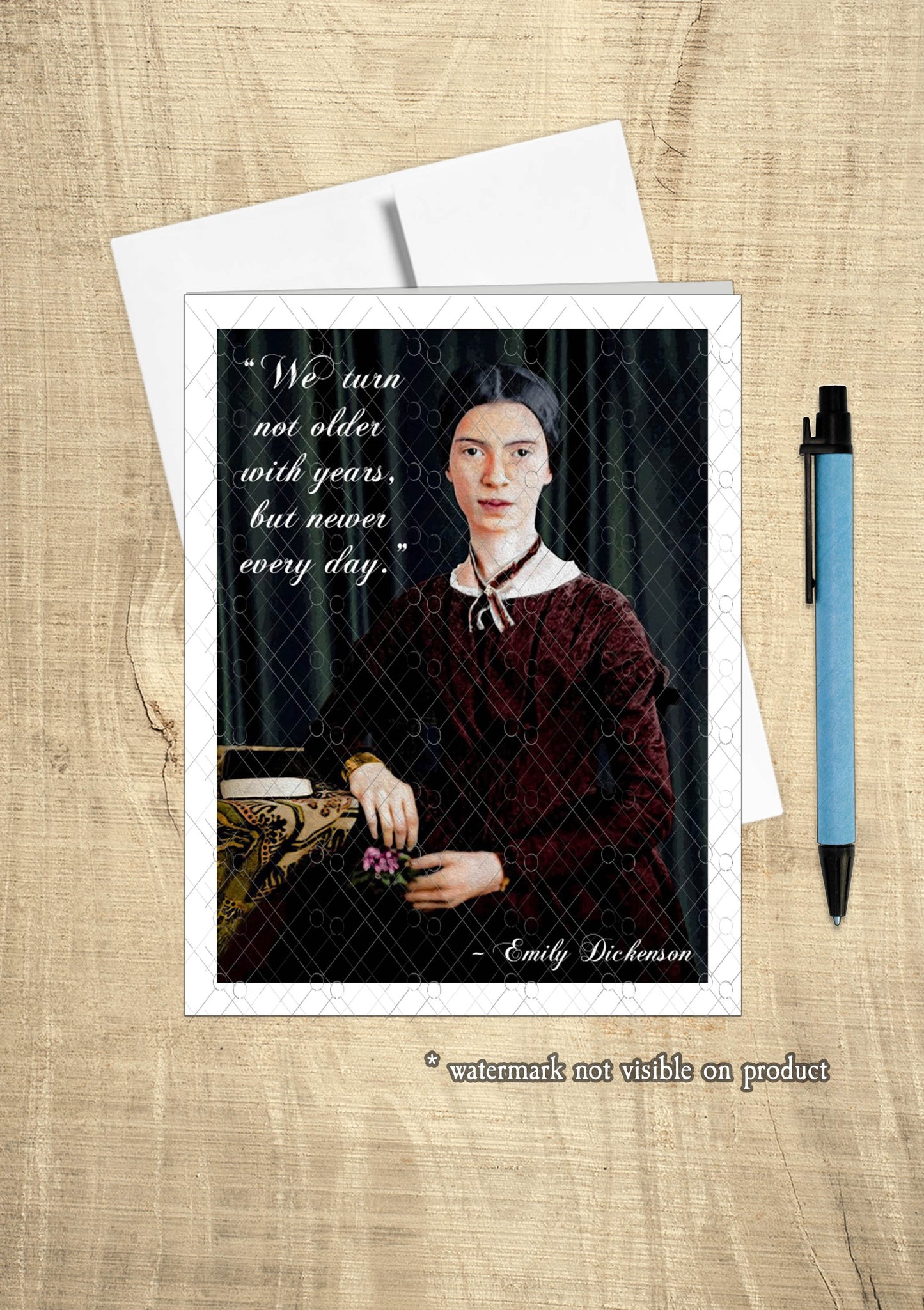 Literary Birthday Card | Inspirational Birthday Card | Poetry Lover Gift | Bookish Birthday | Writer Card