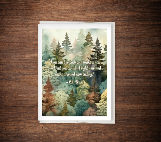 Kurt Vonnegut “So It Goes” Greeting Card