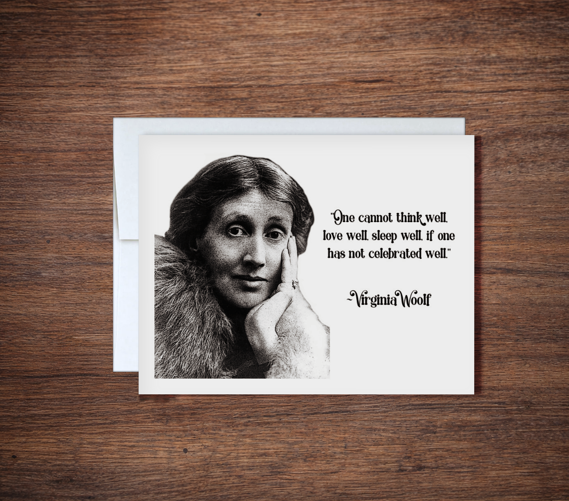 Virginia Woolf Birthday Card