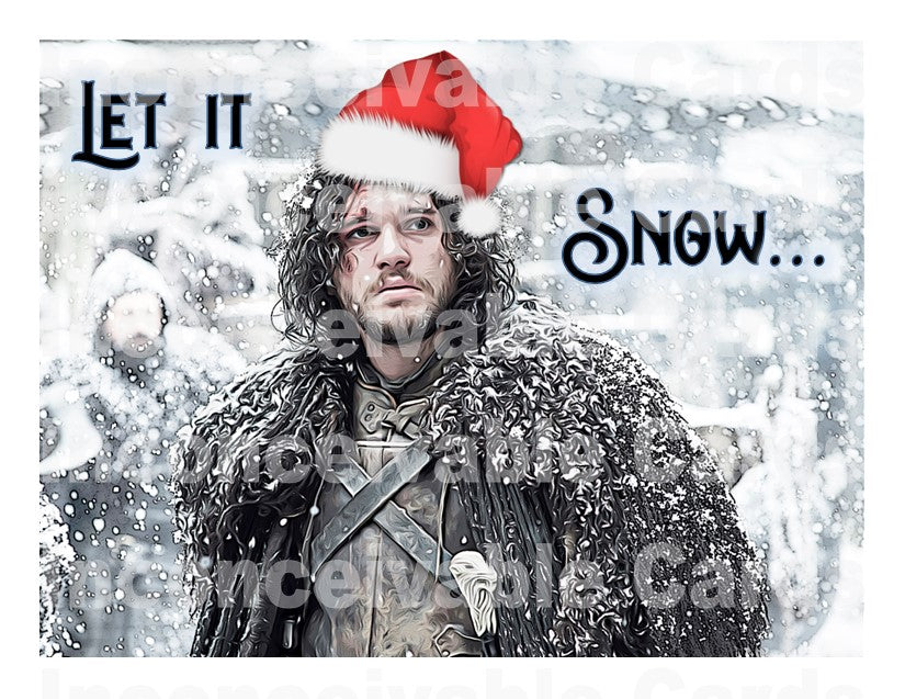 Thrones - "Let it Snow" Christmas Card