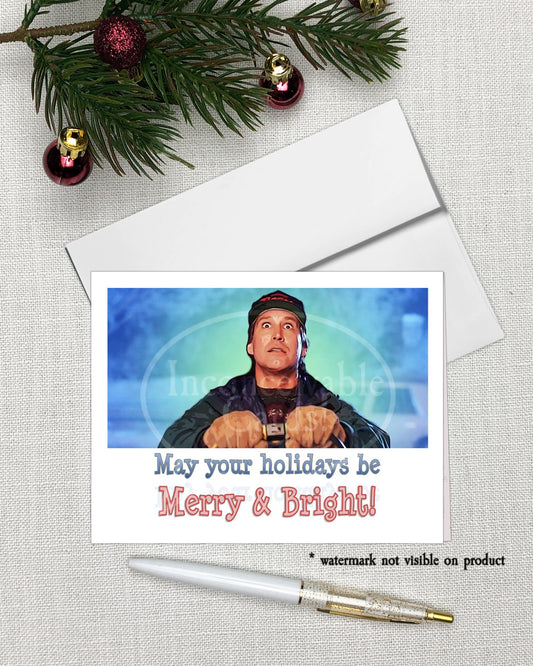 Christmas Vacay Merry and Bright Christmas Card