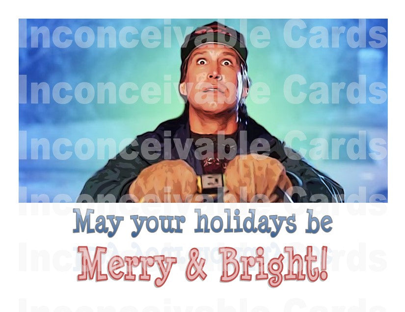 Christmas Vacay Merry and Bright Christmas Card