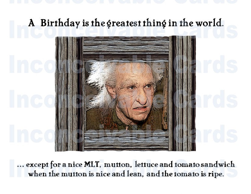 Princess Bride - Miracle Max Funny Birthday Card