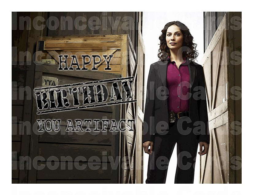 Warehouse 13 - "You Artifact" Myka Funny Birthday Card