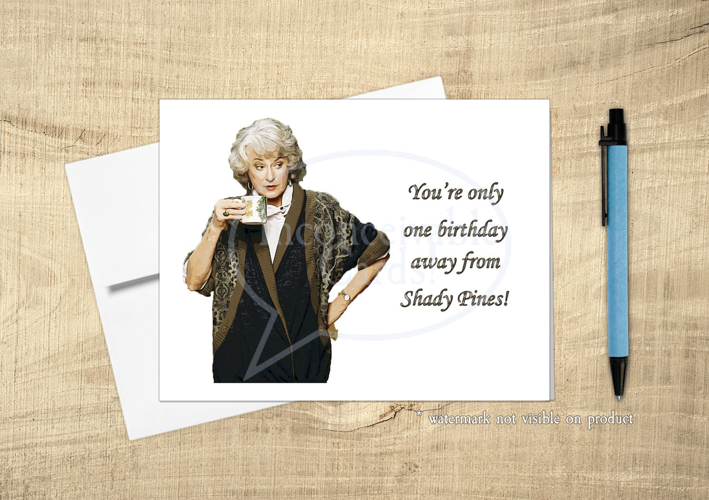 Golden Girls - "Shady Pines" Birthday Card