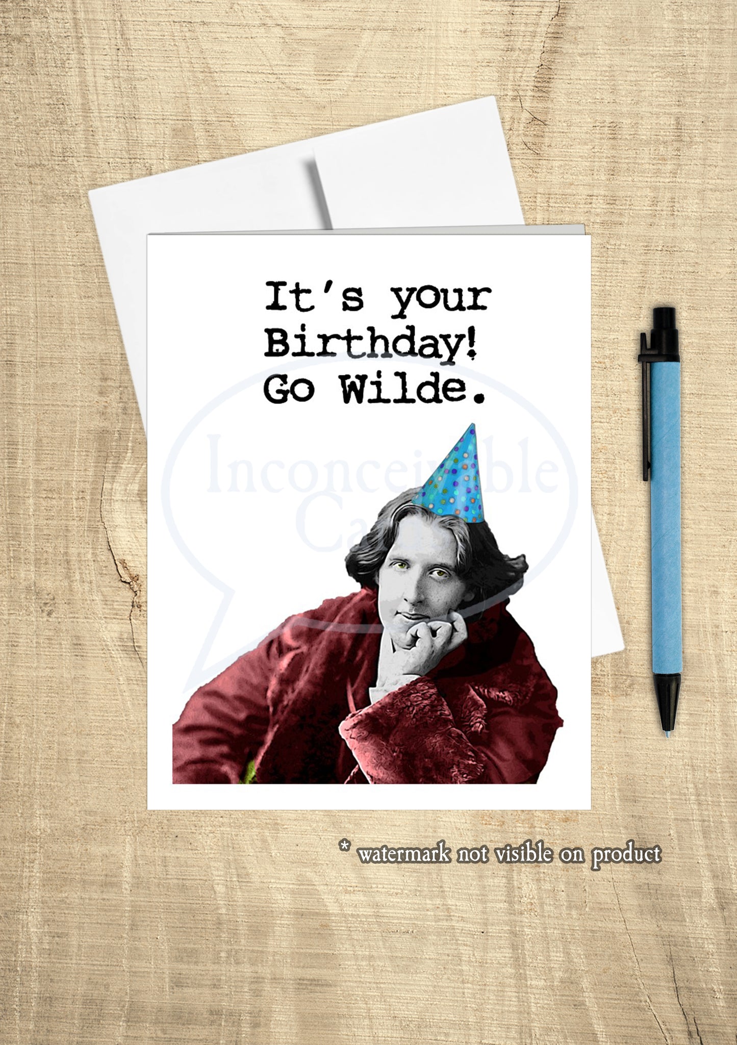 Oscar Wilde Birthday Card