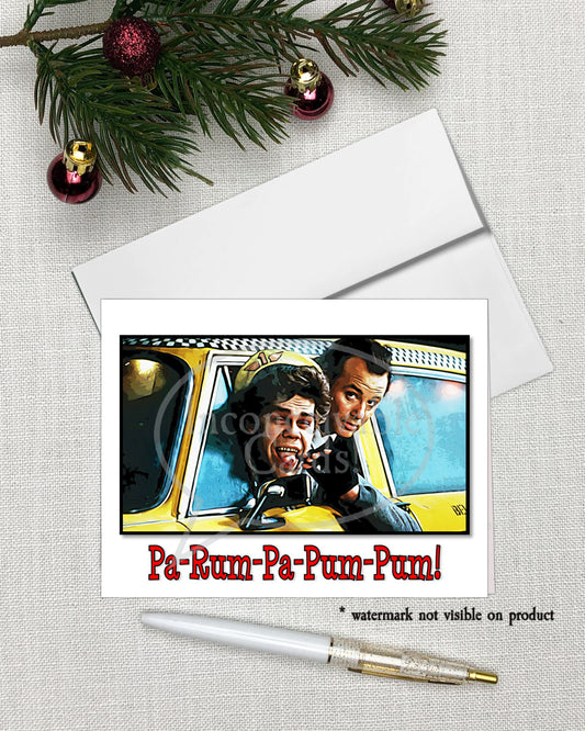 Scrooged - " Pa Rum Pum Pum" Christmas Card